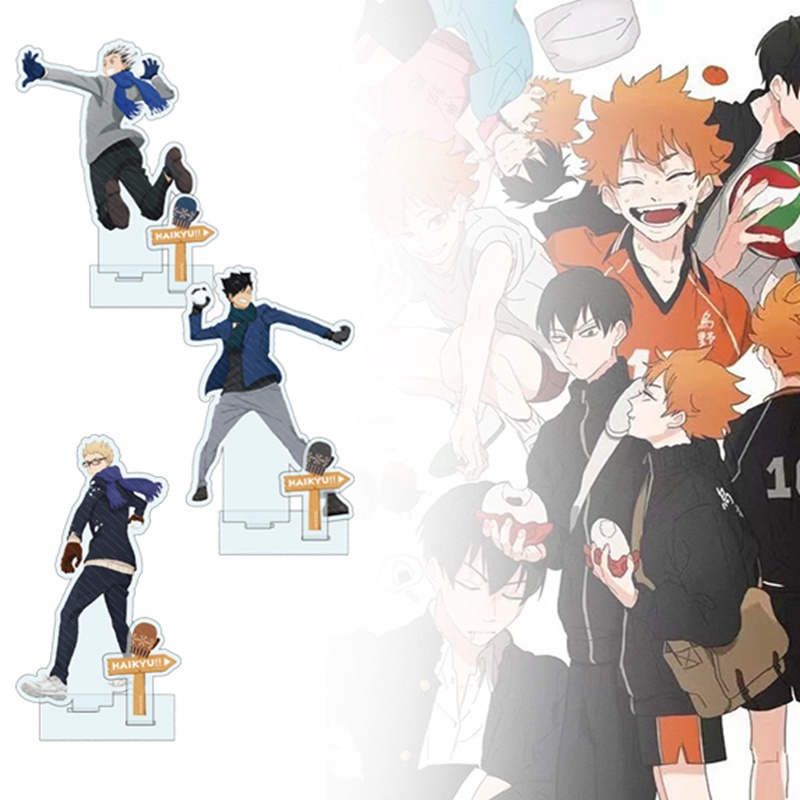 Mô Hình Nhân Vật Haikyuu Đứng Bằng Acrylic Trang Trí Nhà Cửa