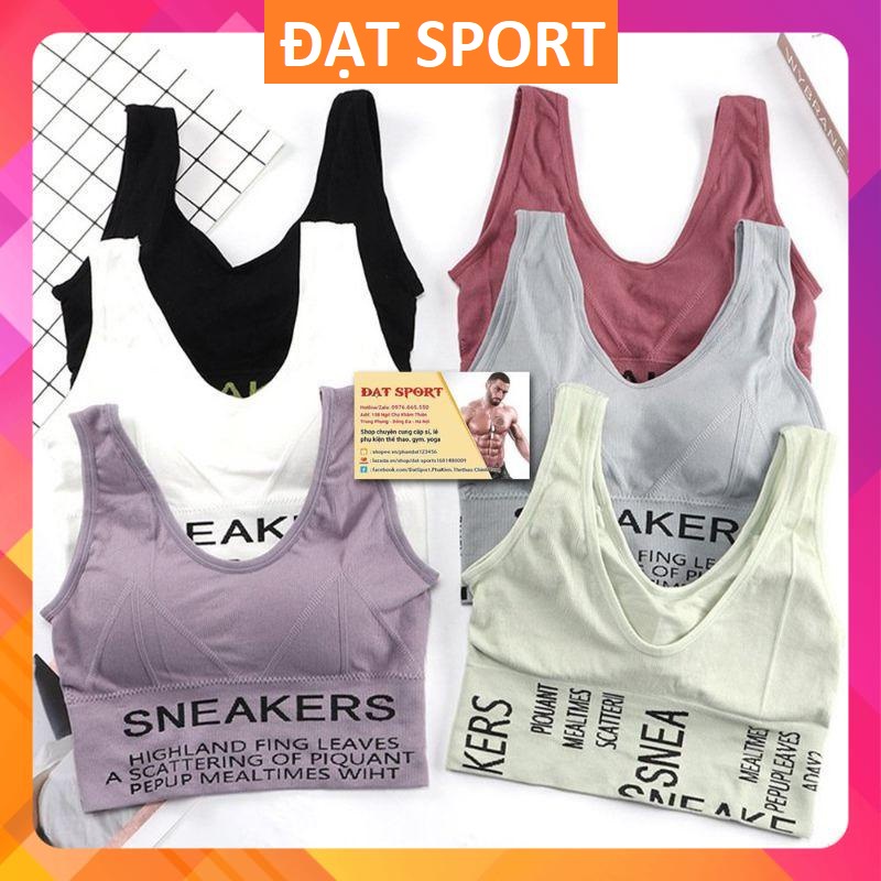 [HÀNG QUẢNG CHÂU] Áo Bra Tập Gym , Yoga , Thể Thao ,Đi Chơi , Nâng Ngực , Crotop