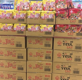 MÌ yeul cay hàn quốc ottogi 120g, mì yeul cay Otoki 120g, mì rong biển Ottogi 120g