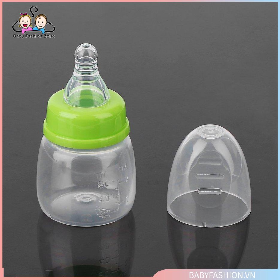 Bình sữa mini 60ml dành cho trẻ em 0-18 tháng tuổi