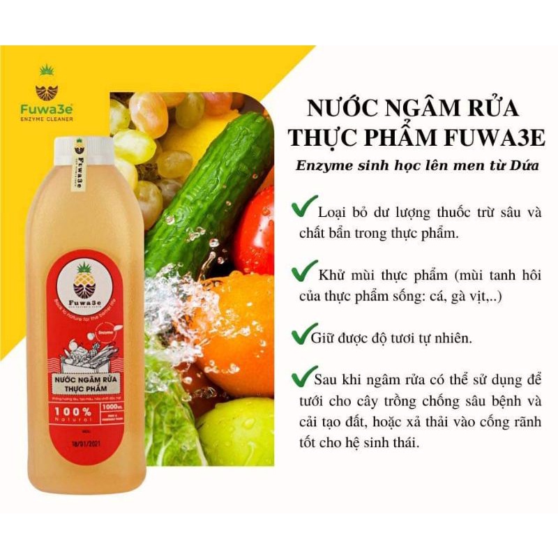 Nước ngâm rửa thực phẩm Fuwa3e