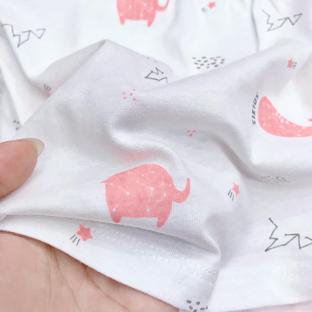 Bộ dài tay cho bé gái chất sợi tre, bộ thu đông cho bé Judoby JB469
