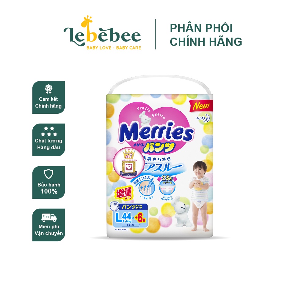 Bỉm Merries nội địa Nhật cho bé S88/M68/L58/L50/XL44/XXL28