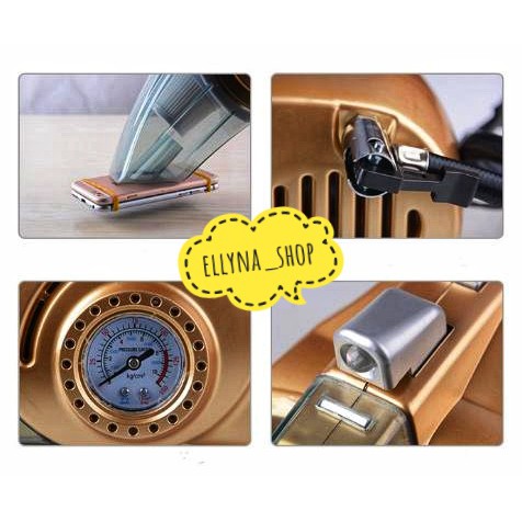 MÁY HÚT BỤI OTO KIÊM BƠM LỐP ĐA NĂNG 4 IN 1 - ELLYNA_SHOP - HCM | BigBuy360 - bigbuy360.vn