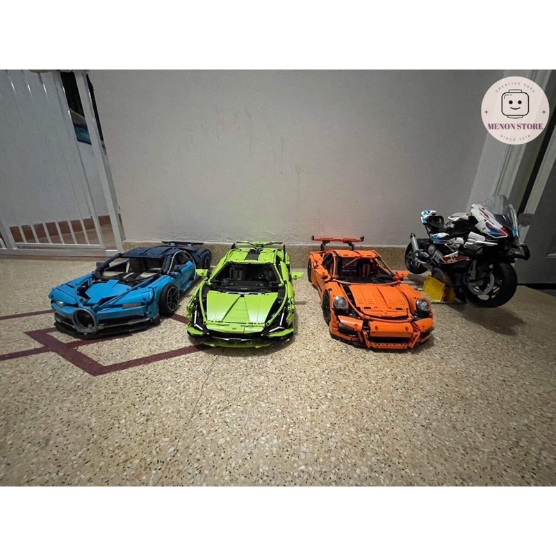 Đồ chơi lắp ráp 36876 X19001 Mô hình siêu xe Lamborghini Sian FKP 37 - Xếp hình thông minh