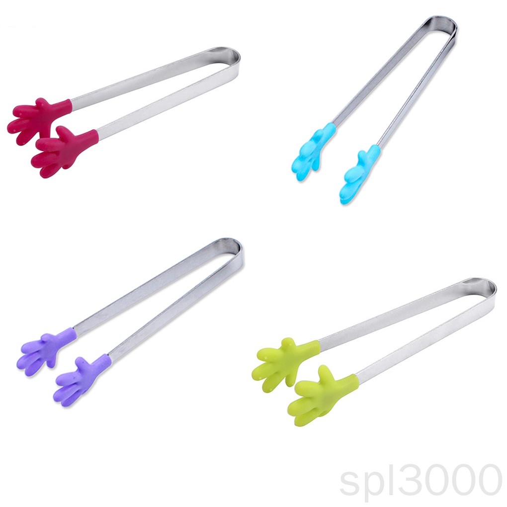 Kẹp gắp bánh mini thiết kế hình bàn tay bằng silicon tiện lợi cho nhà bếp