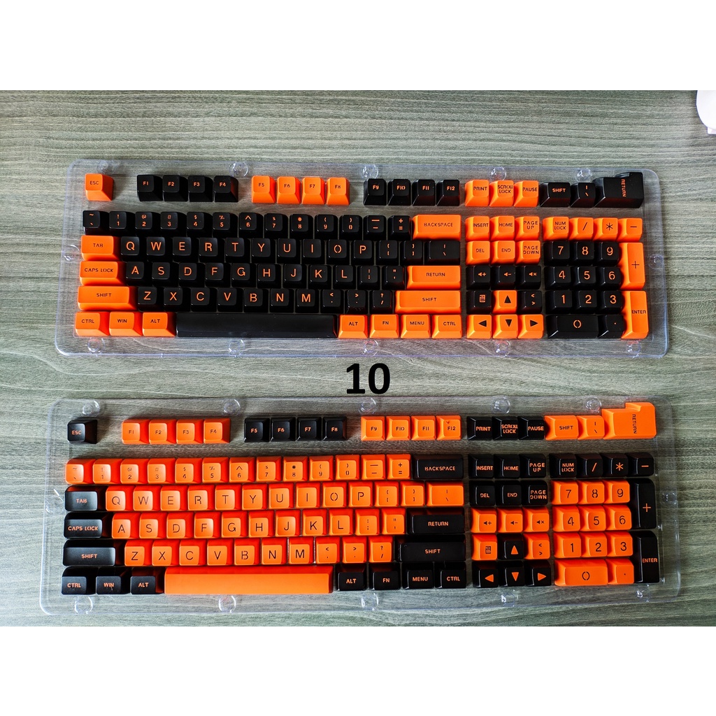 Set Keycap profile SA nút bàn phím cơ nhiều phối màu