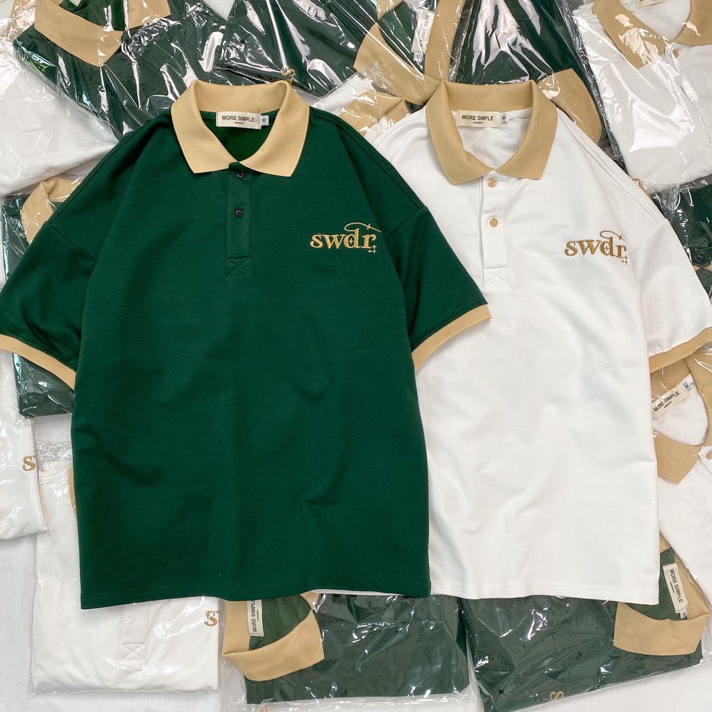 Áo POLO SWEEDER Nam Nữ Unisex form rộng - áo thun tay ngắn vải thun thoáng mát Phong Cách Ulzzang - GIDI