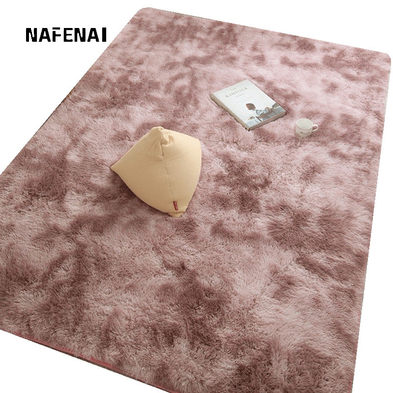 Thảm lông NAFENA 40cm x 60cm mềm mại nhiều màu sắc phong cách Bắc Âu trang trí phòng ngủ/ phòng khách
