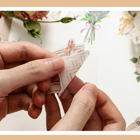 Sticker trang trí Bullet Journal- Washi Paper Sticker Pack Flower