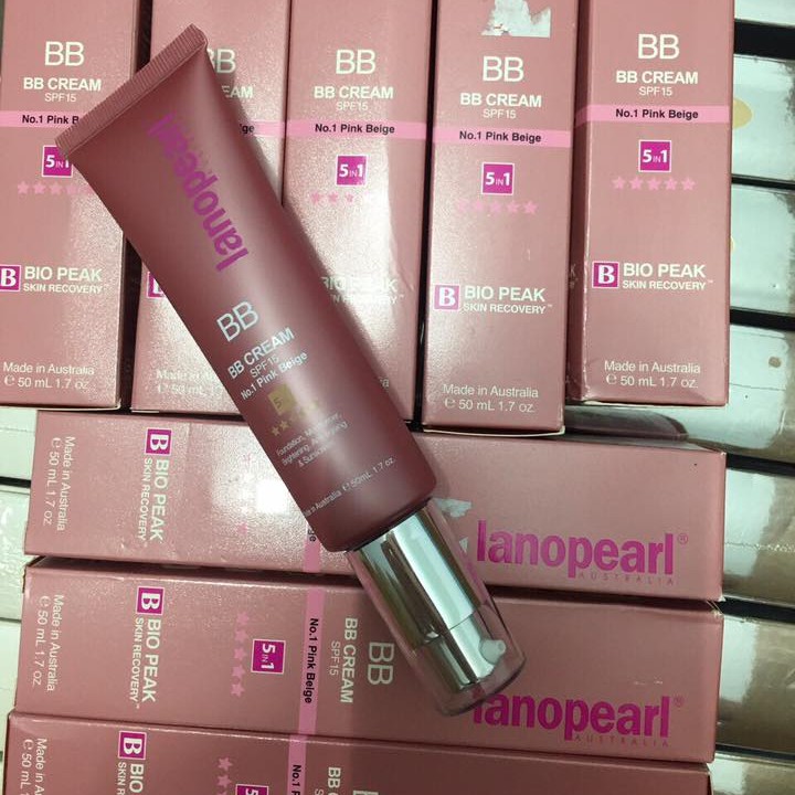 Kem che khuyết điểm 5 trong 1 BB Cream Lanopearl Spf 15 No.1 Pink Beige 50ml | BigBuy360 - bigbuy360.vn