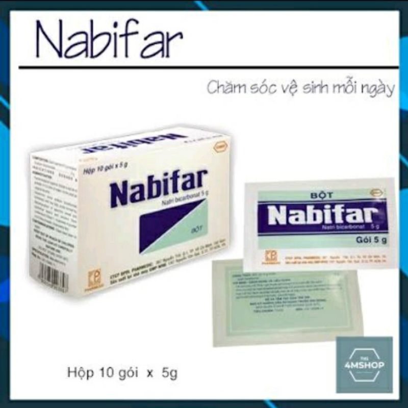 ✅ BỘT VỆ SINH NABIFAR HỘP 10 GÓI