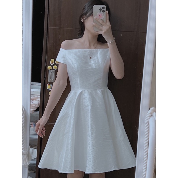 Thanh lý pass váy trắng đi prom, dự tiệc, đám cưới dress
