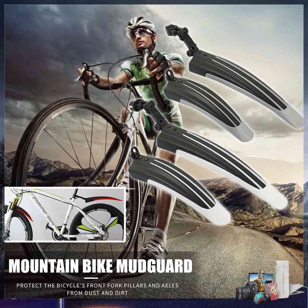 FENDER 2 Dè Chắn Bùn Trước Và Sau Cho Xe Đạp MTB 20-26 inch