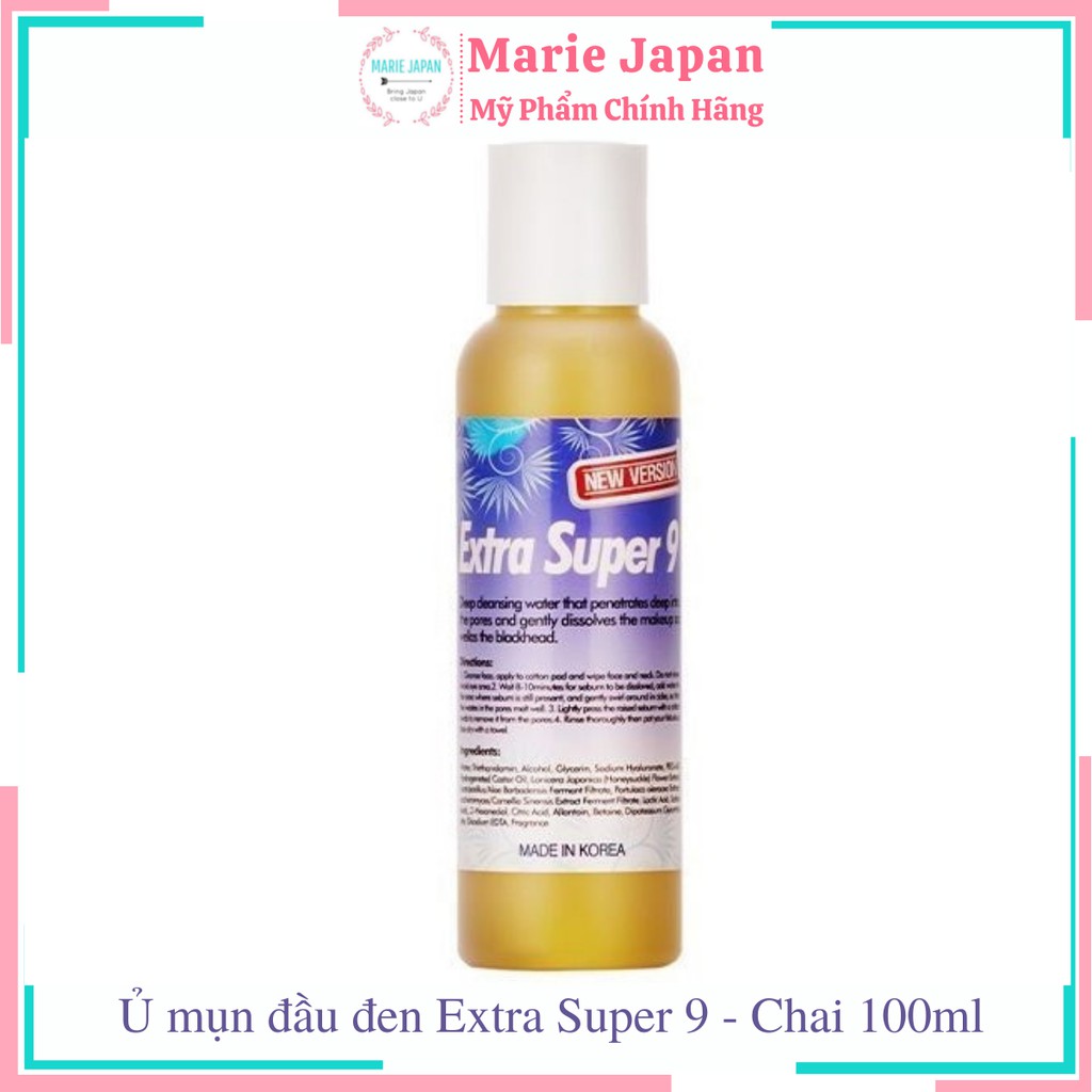 Dung dịch ủ mụn đầu đen Medi Peel Extra Super 9+ 100ml