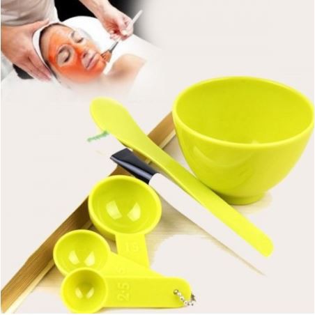 Bộ Dụng Cụ Trộn Mặt Nạ, Bát Trộn Mặt Nạ, Đắp Mặt 4 in 1