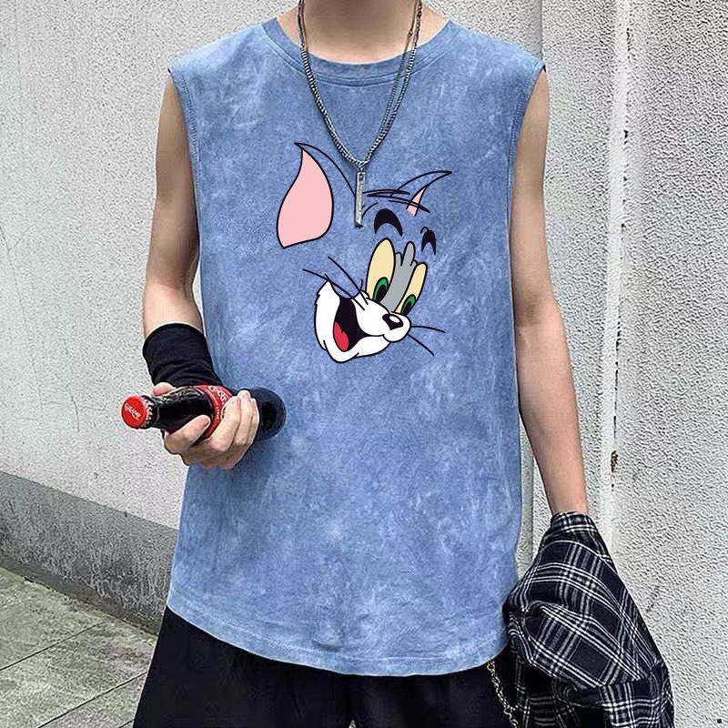 Áo Thun Ba Lỗ Thể Thao Dáng Rộng Thời Trang Mùa Hè Dành Cho Nam