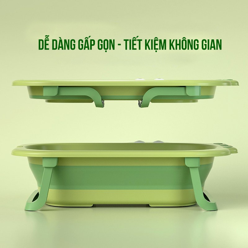 Chậu tắm gấp gọn cao cấp, tiện lợi cho bé từ 0-4 tuổi Baby And Me