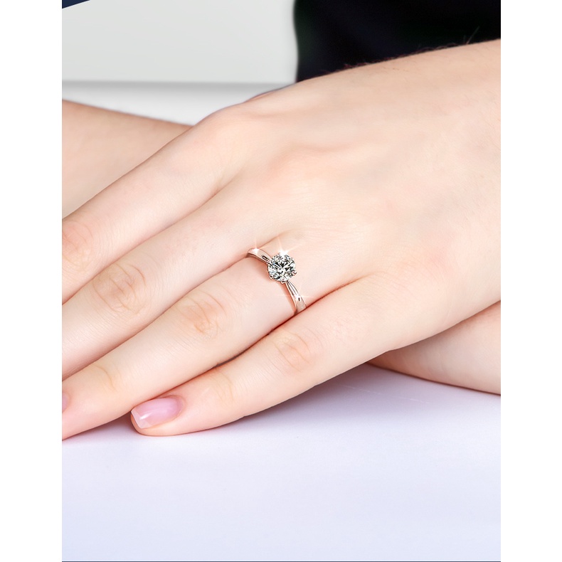 Nhẫn Bạc ý 925 pha lê cecy Swarovski -tthieets kế đẹp mắt, tinh xảo, thời trang (bảo hành 12 tháng)