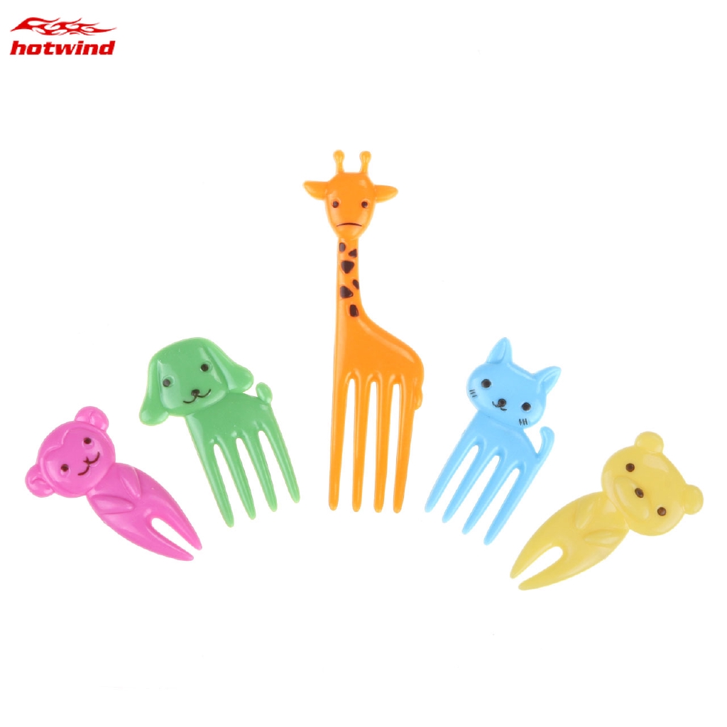 Set 10 Nĩa Ăn Trái Cây Hình Động Vật Xinh Xắn