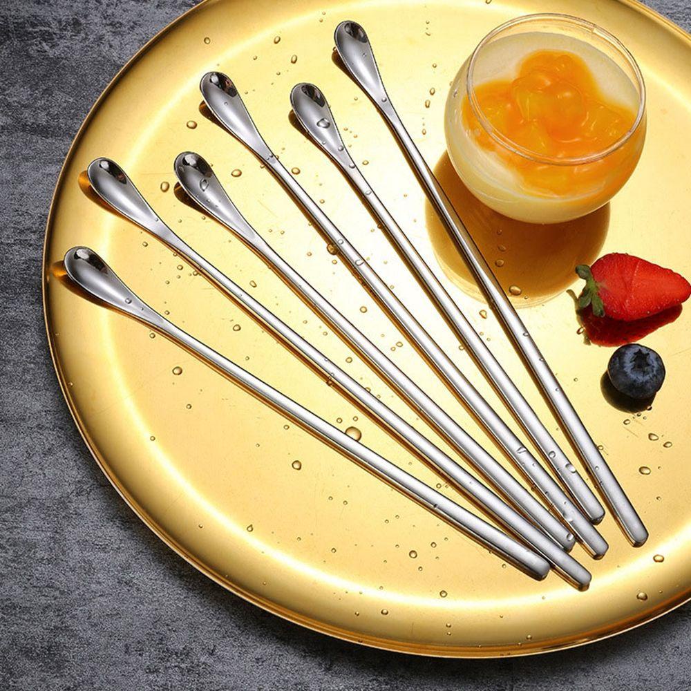 Muỗng Uống Trà Bằng Thép Không Gỉ Tiện Dụng Cho Nhà Bếp / Quán Bar
