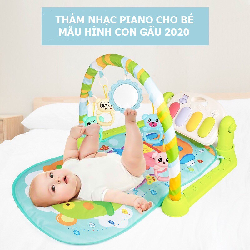 Thảm Nhạc Piano Hình 3 Con Gấu Mẫu Mới Nhất 2020