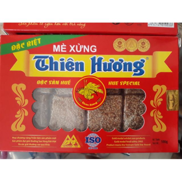 Mè Xửng dẻo dạng hộp Thiên Hương 500gr