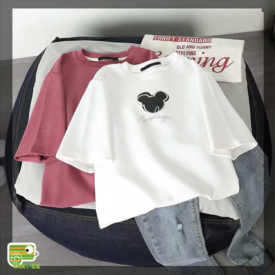 (hình chụp thật)áo phông áo thun lỡ tay in hình siêu hot hit