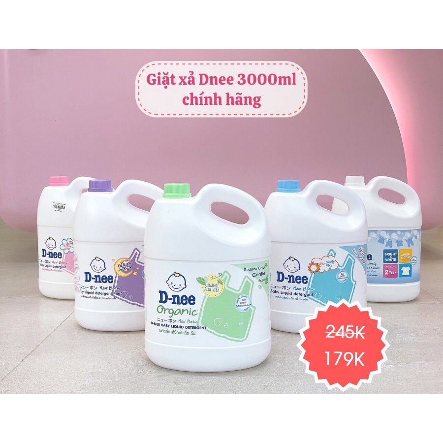 Nước Giặt Xả DNEE 2IN1 Thái Lan Tem Đại Thịnh (3L)