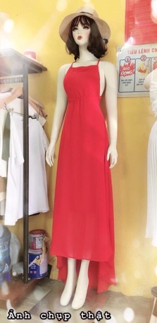 ĐẦM MAXI YẾM CHÉO LƯNG