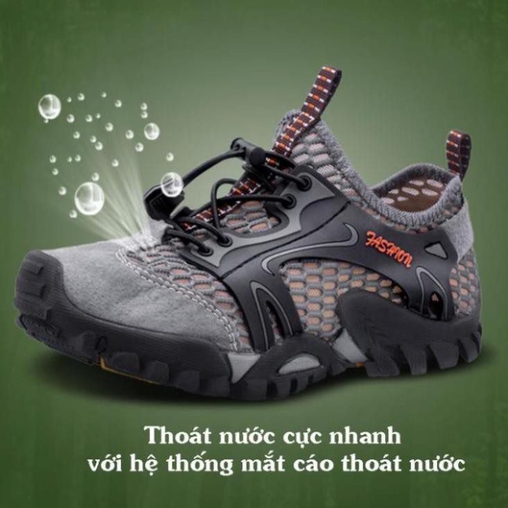 [Giày Phượt] Giày Leo Núi - Giày Trekking Lội Suối - Thoát Nước Nhanh Fashion H6 po098