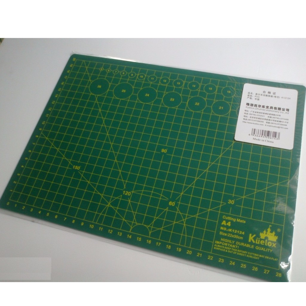 Cutting mat, bản cắt , lót cắt Kuelox A4, A3, A2