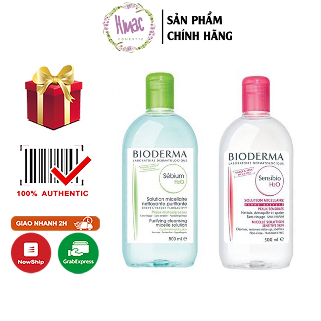 Nước Tẩy Trang Bioderma Cho Mọi Loại Da,Nhập khẩu Chính Hãng Paris (100ml-500ml) | BigBuy360 - bigbuy360.vn
