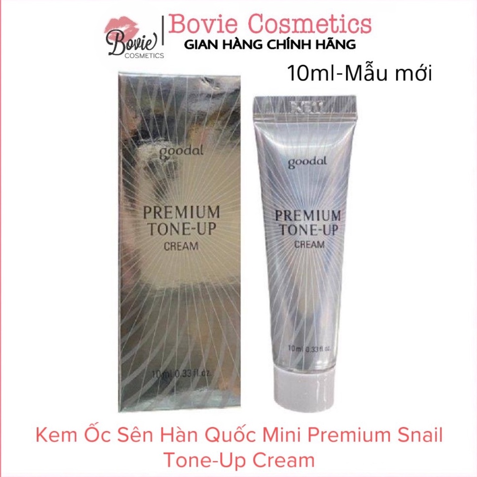 Kem dưỡng ốc sên Mini Goodal Premium Snail Tone-Up Cream 10ml