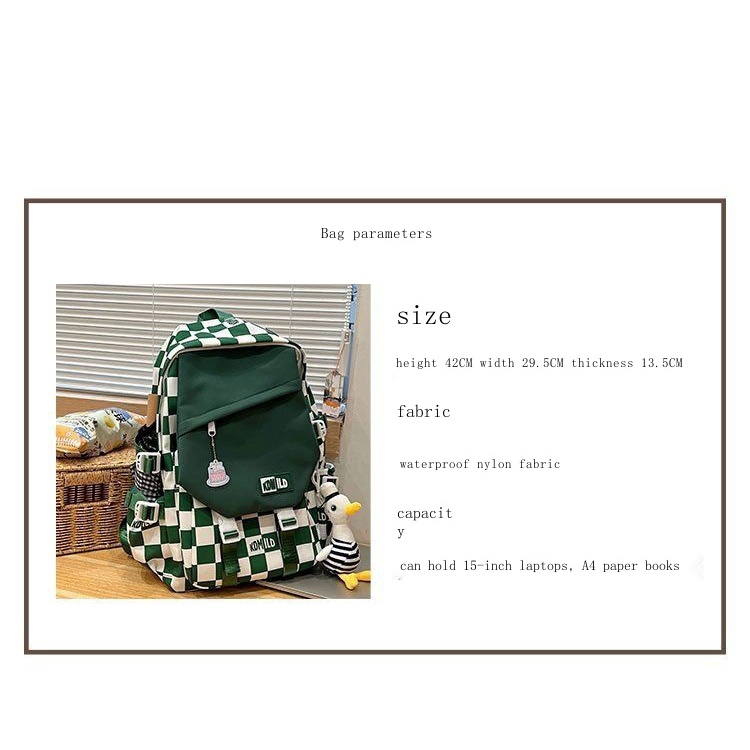 Ba Lô Học Sinh Phong Cách Hàn Quốc Đáng Yêu