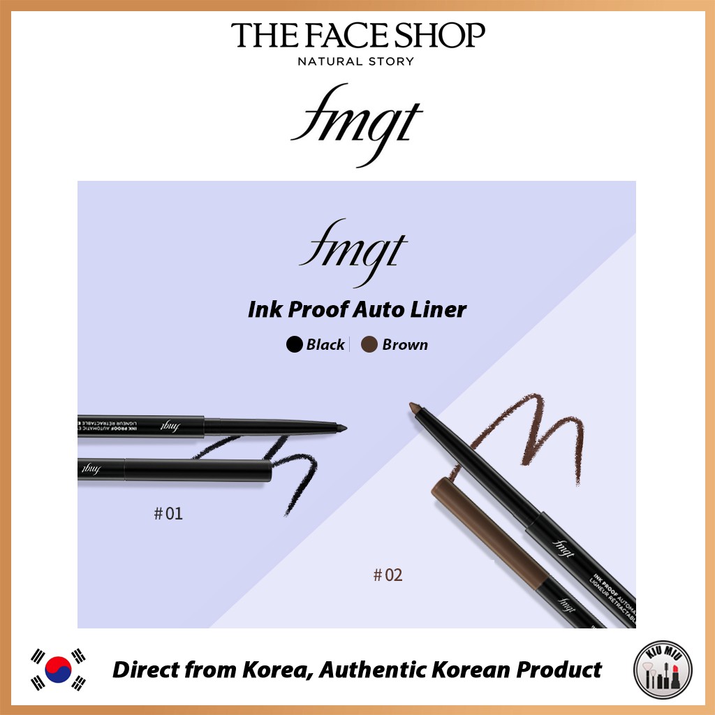 THE FACE SHOP fmgt Ink Proof Auto Liner *ORIGINAL KOREA*