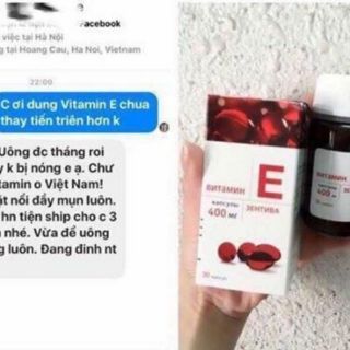 Vitamin E đỏ 200mg Nga