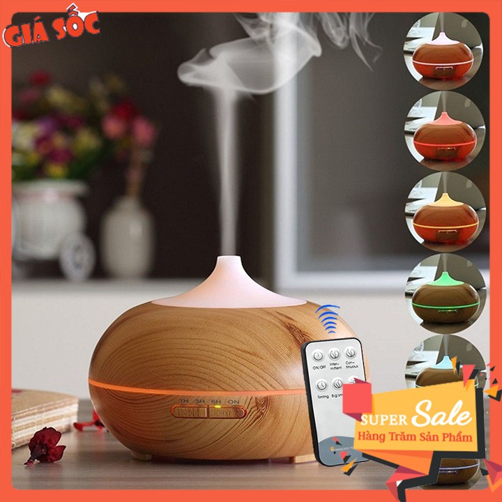 Máy xông tinh dầu cao cấp, máy xông tinh dâu bí ngô 550ML.