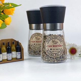 Combo Lọ Xay Tiêu kèm Tiêu Sọ[100gr] Màu Ngẫu Nhiên.
