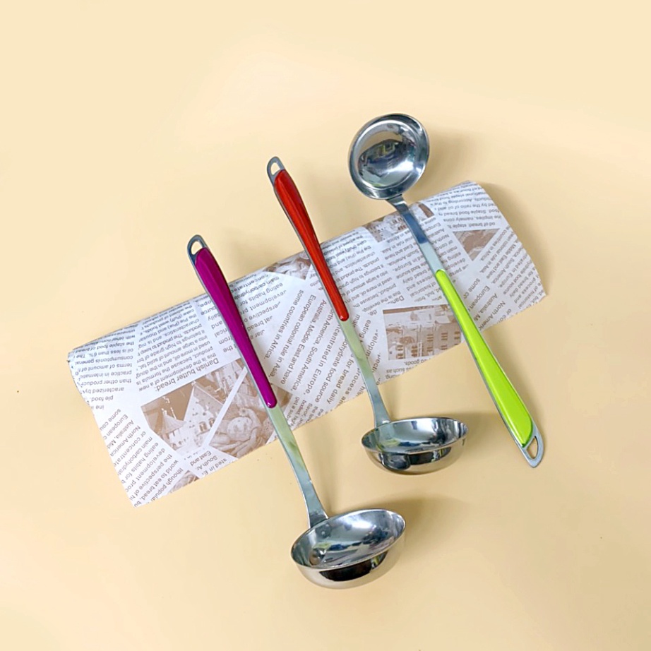 Vá Canh Lồng Sâu Inox CÁN NHỰA MÀU hàng dày cao cấp