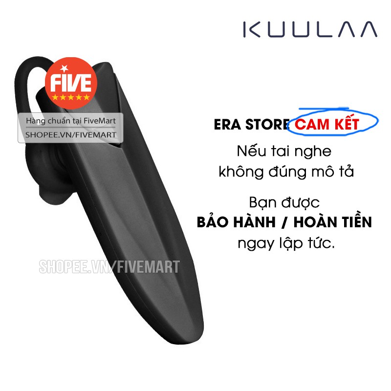 Tai Nghe Bluetooth KUULAA Pin Trâu Chơi Nhạc Và Nghe Nhận Cuộc Gọi Cực Tốt Kết Nối Xa Tới 10m (Loại Chất Lượng Tốt)