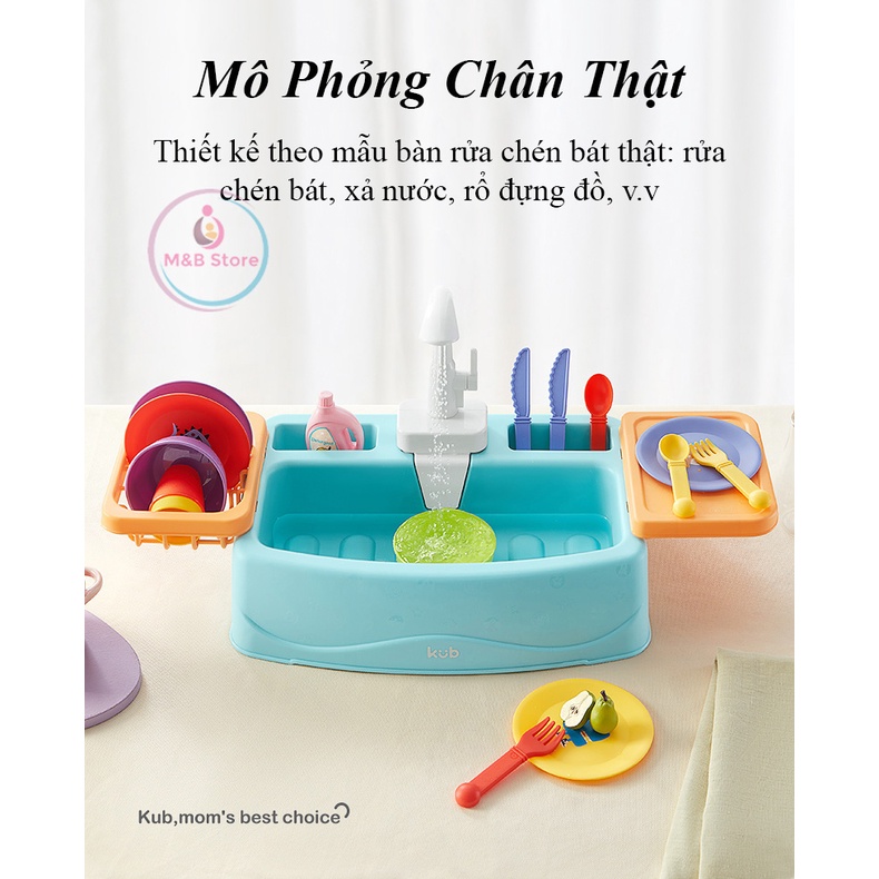 Bồn Rửa Chén Bát, Nước Tự Động - KUB, Mô Phỏng Chân Thật