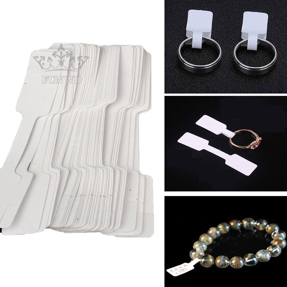 【FUNWD】Merchandise Jewelry Price Tag White Square Sticker Style Label 1000 Pcs
