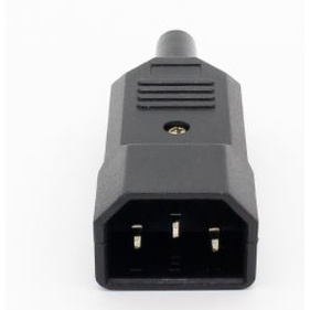 Đầu Nối C14 Male Plug Power Connector 3 Pin Socket 10A 250V