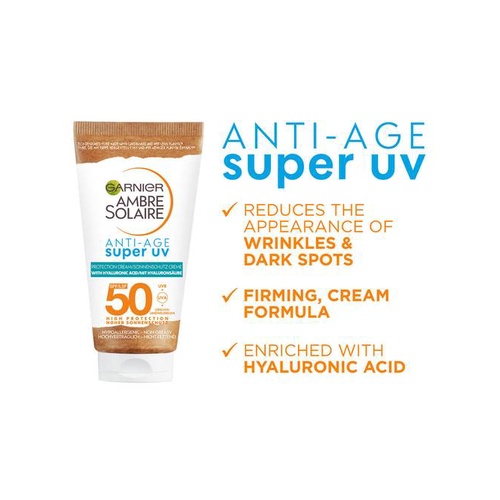 KEM CHỐNG NẮNG GIẢM LÃO HOÁ GARNIER SUPER UV- ANTI-AGE SUPER UV