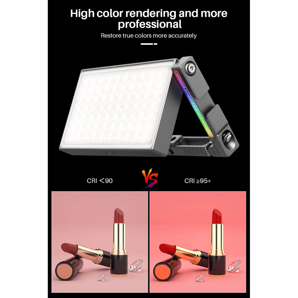 Đèn led video Ulanzi VIJIM R70 RGB Tặng kèm Đầu Đọc Thẻ Đa Năng Nhỏ Gọn 4 in 1 - Hàng chính hãng