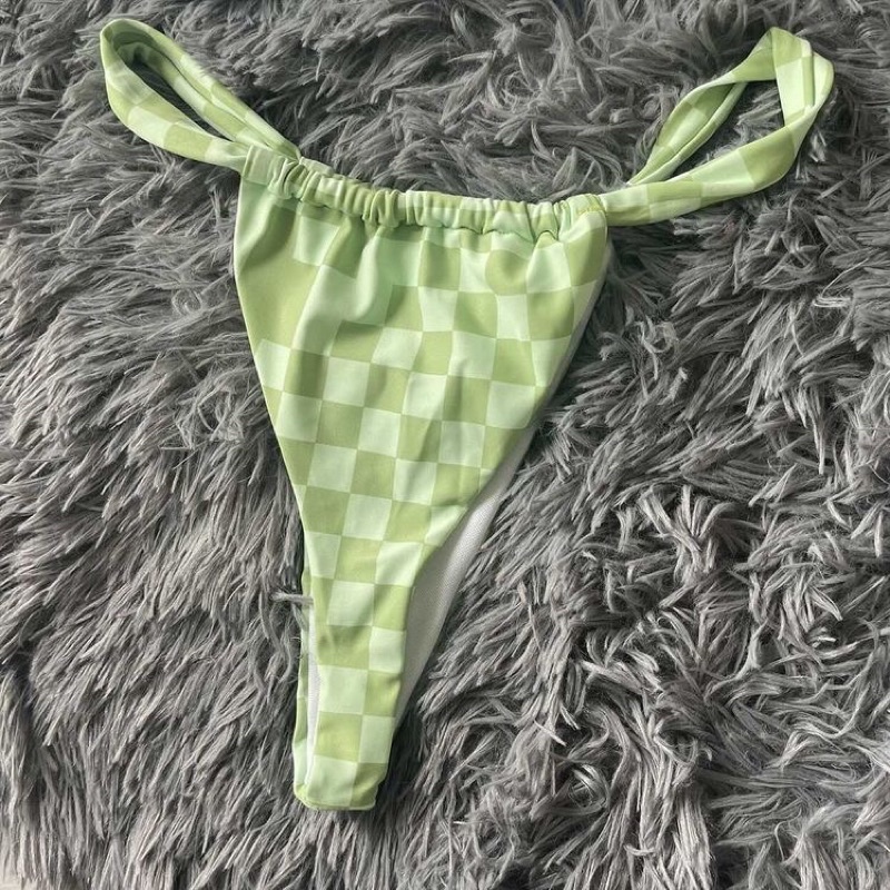 [BABY MONSTER - HÌNH THẬT] Set váy Bikini CARO, họa tiết xanh lá và kem, độc đáo phong cách Âu Mỹ | BigBuy360 - bigbuy360.vn