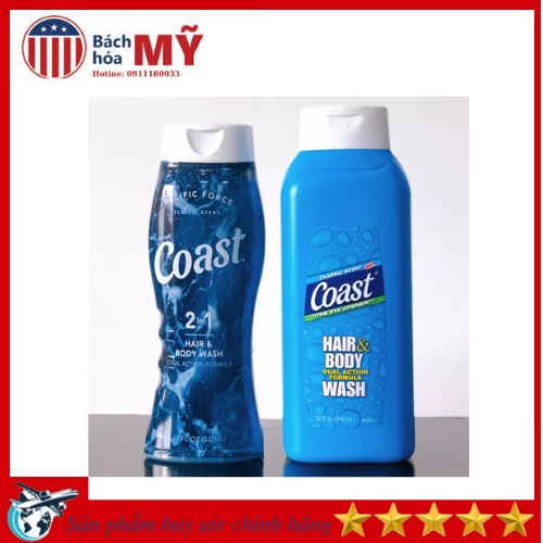 Sữa Tắm Gội Coast Classic Scent Hair & Body Wash - 946ml- Xuất xứ Mỹ