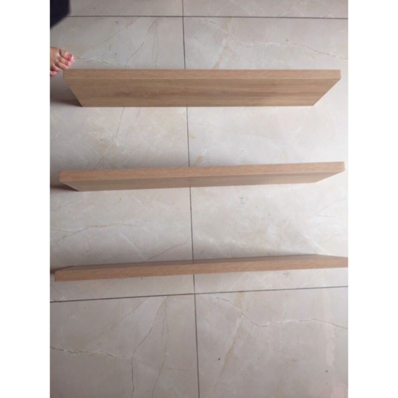 Kệ gỗ trang trí 1 thanh từ 30 đến 80cm gỗ lõi xanh