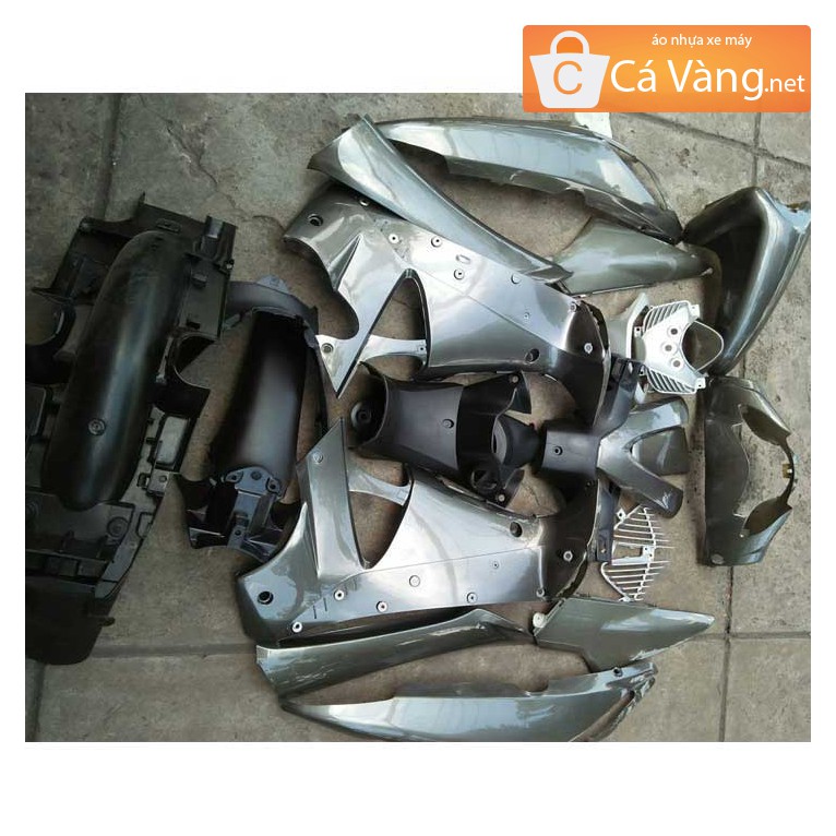 Áo nhựa xe FUTURE NEO 125- nhựa TRẮNG cao cấp màu XÁM